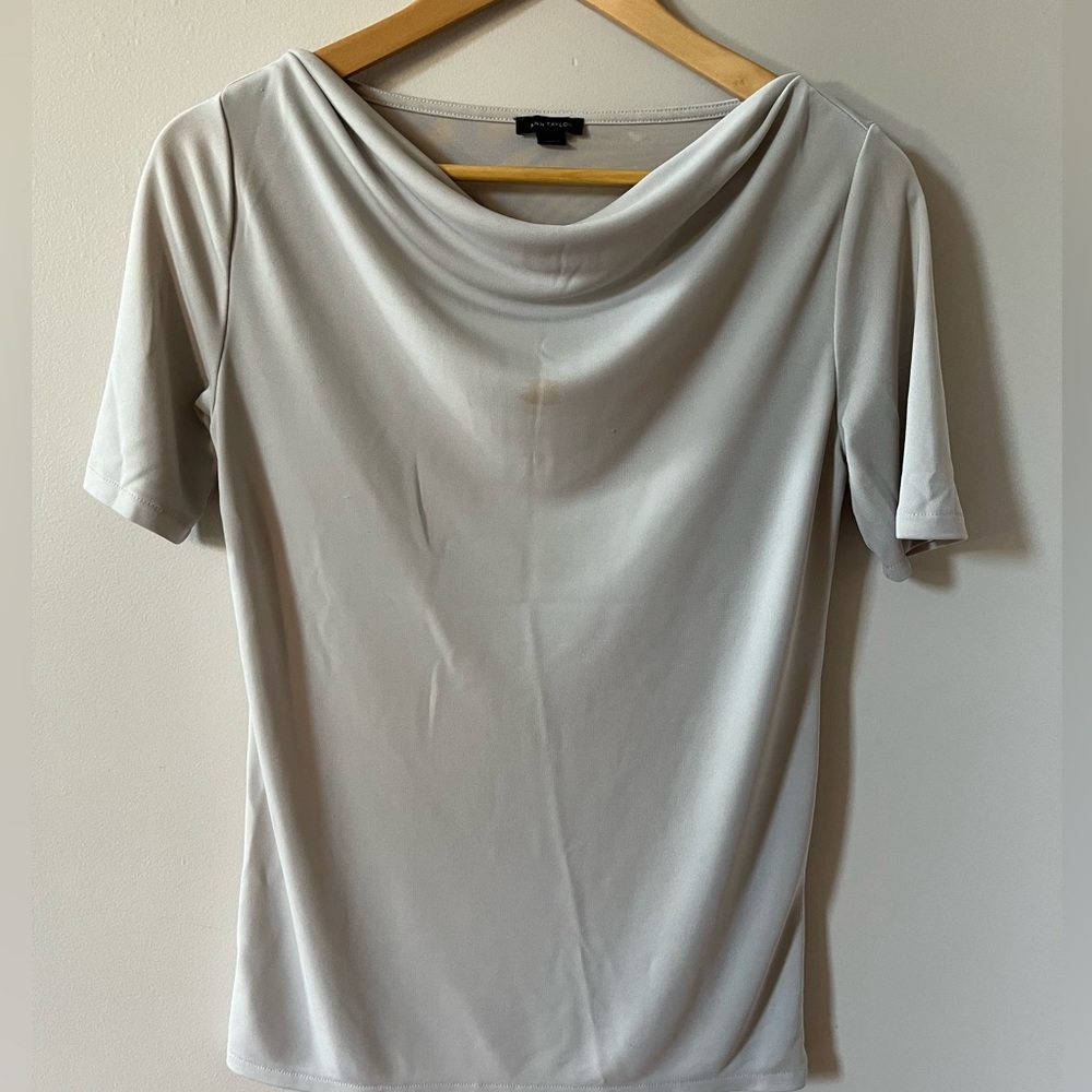 Off White Ann Taylor Work Top